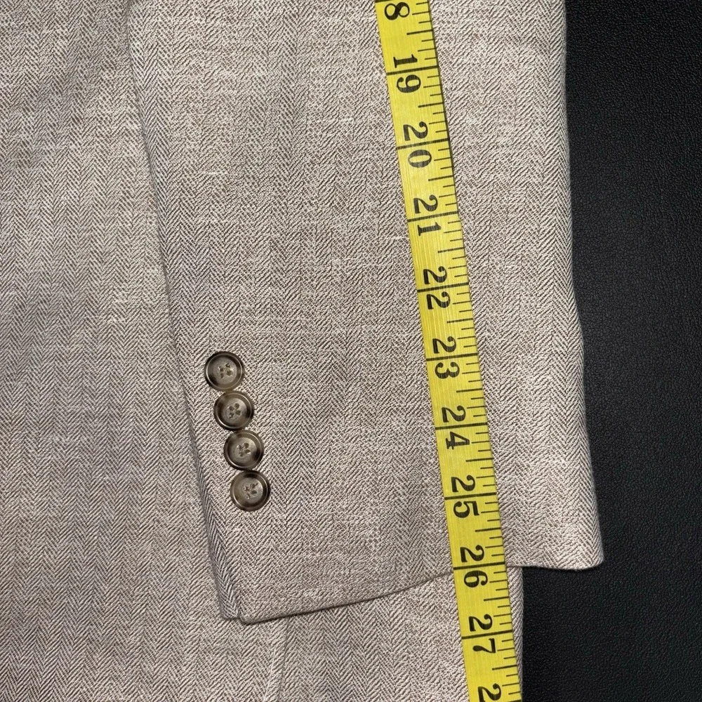 Jos A Bank 40 X-Long Linen Blend Mens Coat Jacket